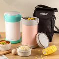 Insulated Lunch Cooler Bag Vacuum Food Container