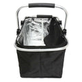 Black Folding Picnic Camping Bags Insulated Cooler