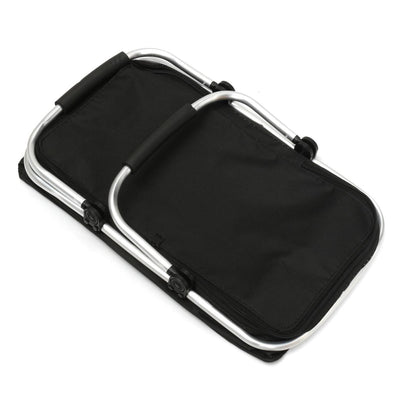 Black Folding Picnic Camping Bags Insulated Cooler