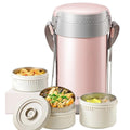 Insulated Lunch Cooler Bag Vacuum Food Container